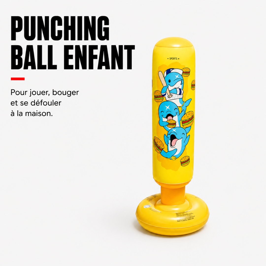 Punching Ball Gonflable Dauphin 130 cm MaisonDuBoxeur