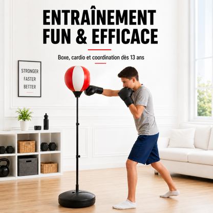 Punching Ball Enfant sur Pied 125 cm MaisonDuBoxeur