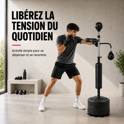 Punching Ball sur Pied 2 Poires 360° MaisonDuBoxeur