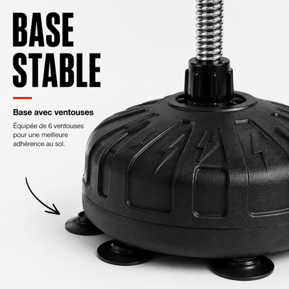 Punching Ball sur Pied Réglable – Ressort MaisonDuBoxeur