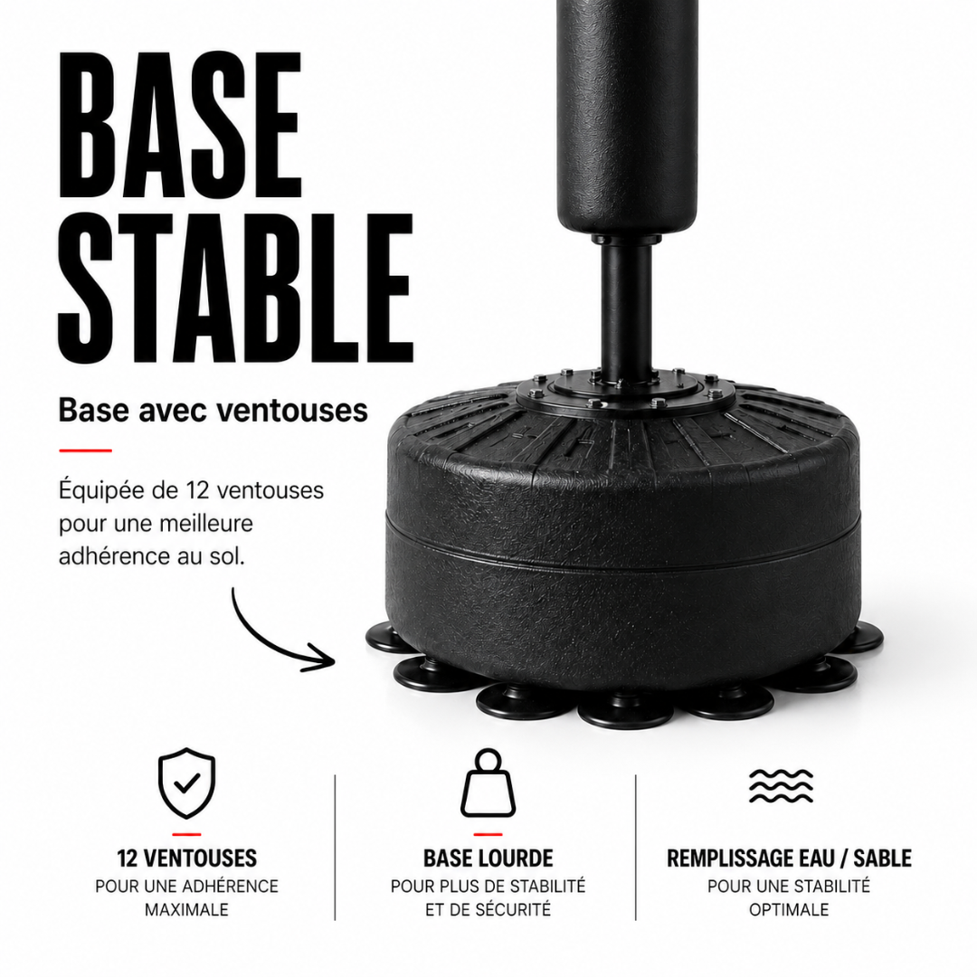 Punching Ball sur Pied 2 Poires 360° MaisonDuBoxeur