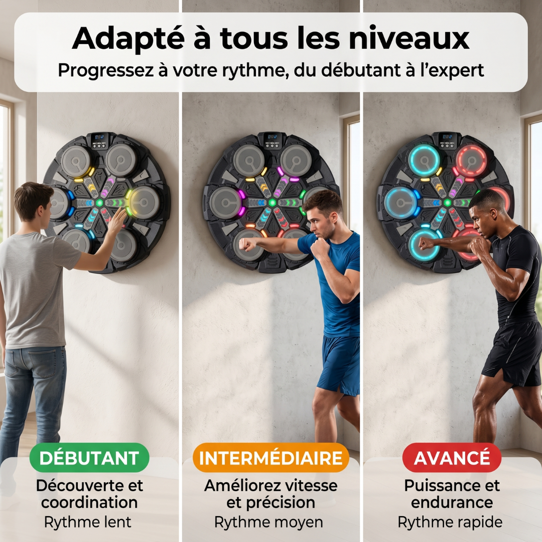 Machine de Boxe 4/6 Cibles 5 Vitesses MaisonDuBoxeur