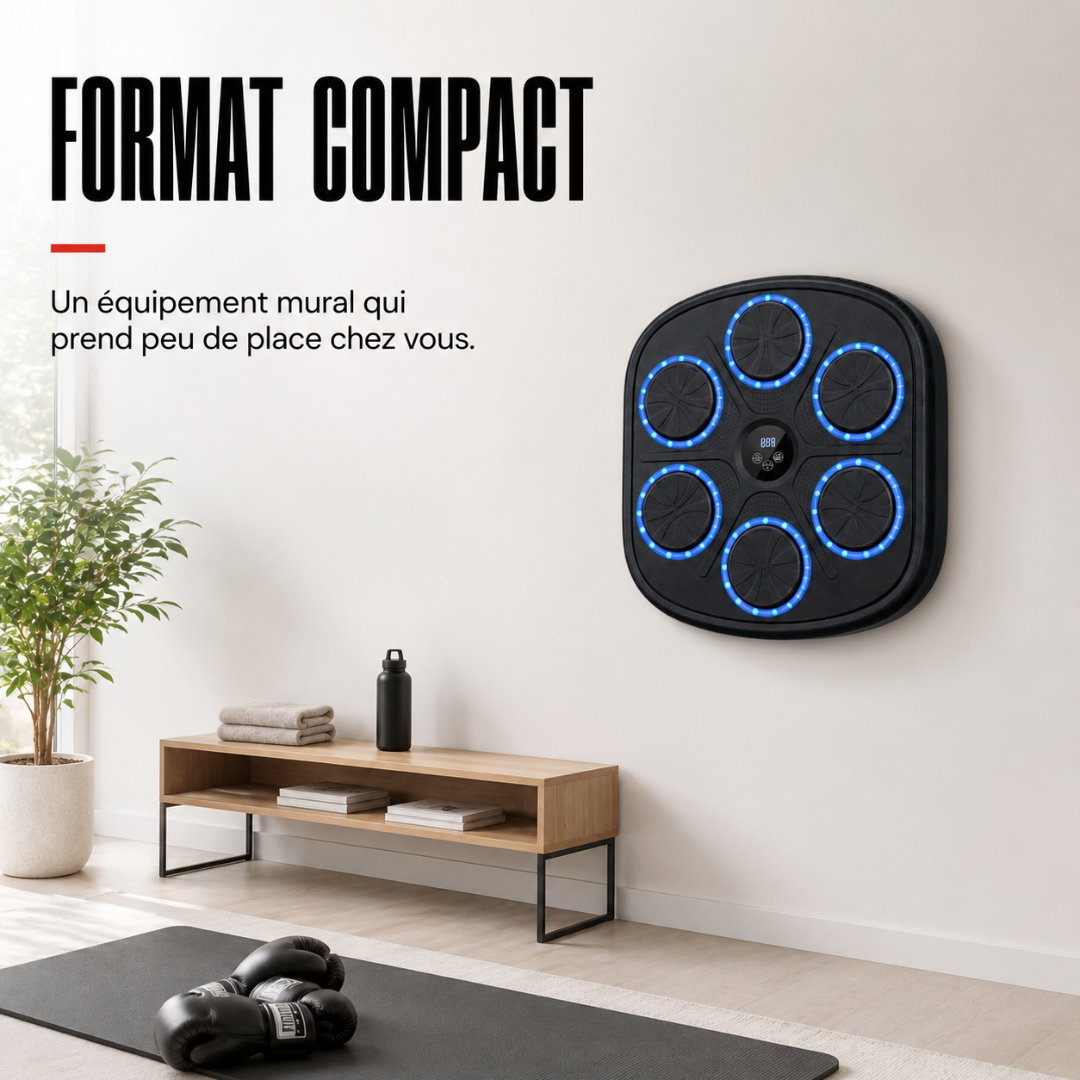 Machine de Boxe Murale Bluetooth 9 Modes MaisonDuBoxeur