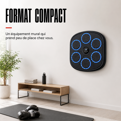 Machine de Boxe Murale Bluetooth 9 Modes MaisonDuBoxeur