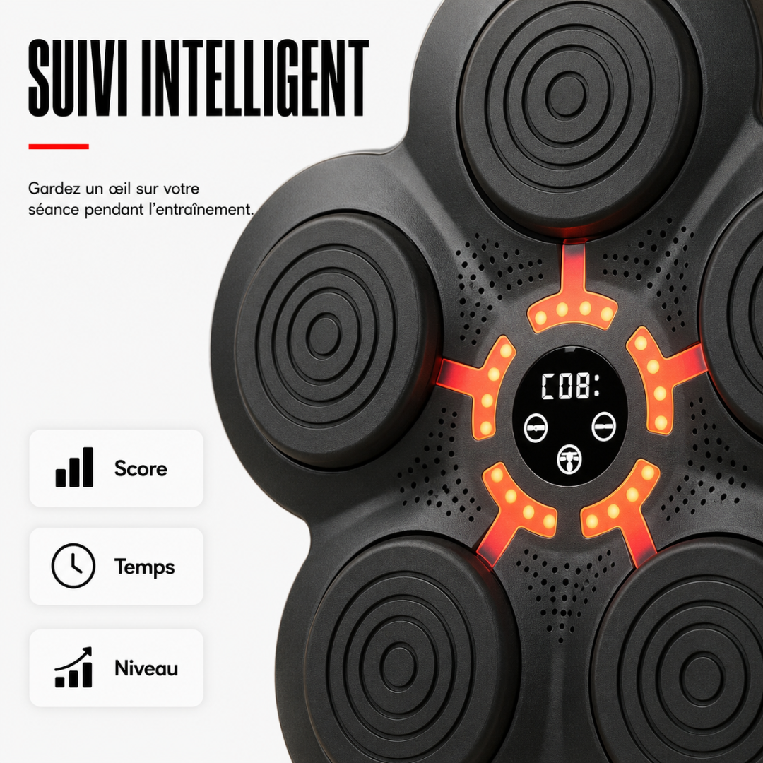 Machine de Boxe 6 Cibles Bluetooth MaisonDuBoxeur