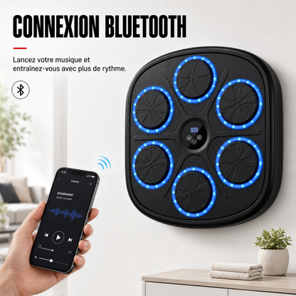 Machine de Boxe Murale Bluetooth 9 Modes MaisonDuBoxeur