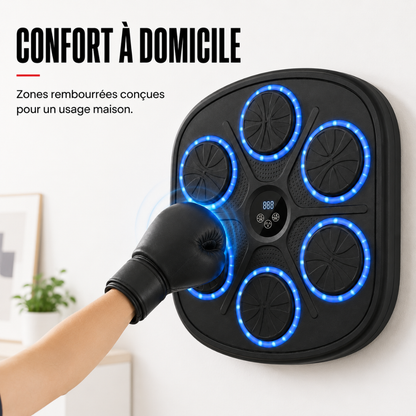 Machine de Boxe Murale Bluetooth 9 Modes MaisonDuBoxeur