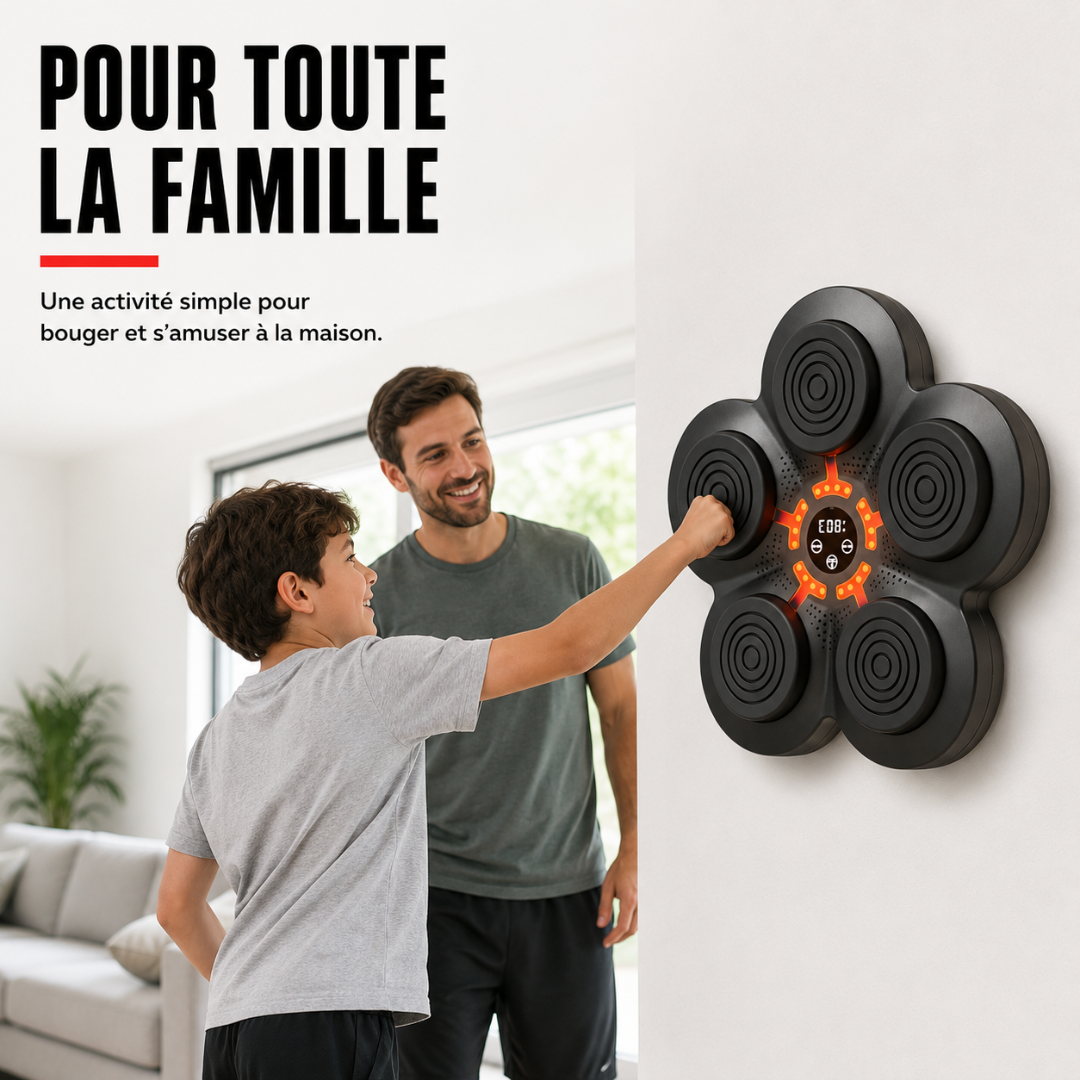 Machine de Boxe 6 Cibles Bluetooth MaisonDuBoxeur