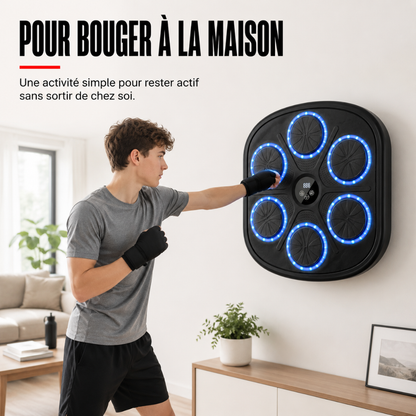 Machine de Boxe Murale Bluetooth 9 Modes MaisonDuBoxeur