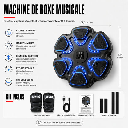 Machine de Boxe 6 Cibles 9 Vitesses MaisonDuBoxeur
