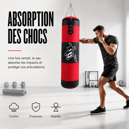Sac de Frappe Toile Renforcée MaisonDuBoxeur