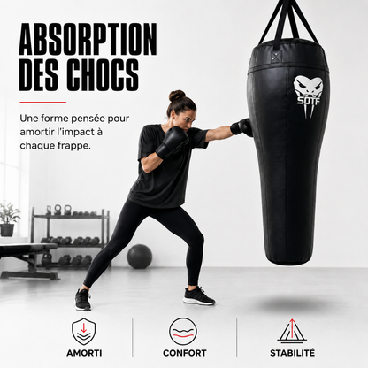 Sac de Frappe Muay Thai Forme Corps MaisonDuBoxeur