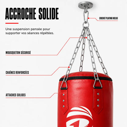 Sac de Frappe Cuir PU MaisonDuBoxeur