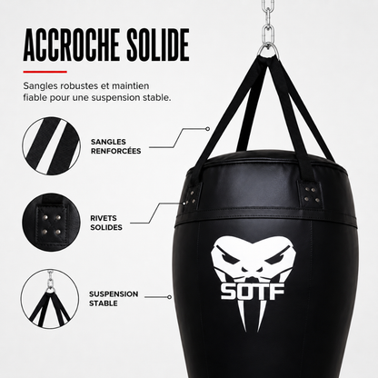 Sac de Frappe Muay Thai Forme Corps MaisonDuBoxeur