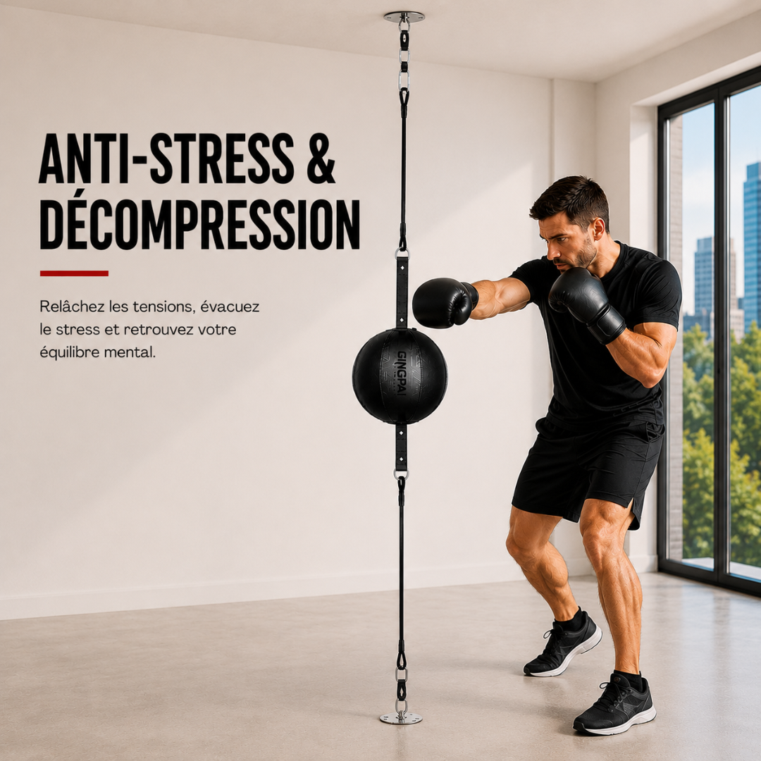 Balle de Vitesse Ronde Fixation Double MaisonDuBoxeur