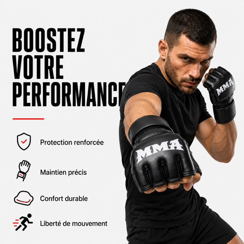 Gants MMA Légers – Cuir PU Boxe MaisonDuBoxeur