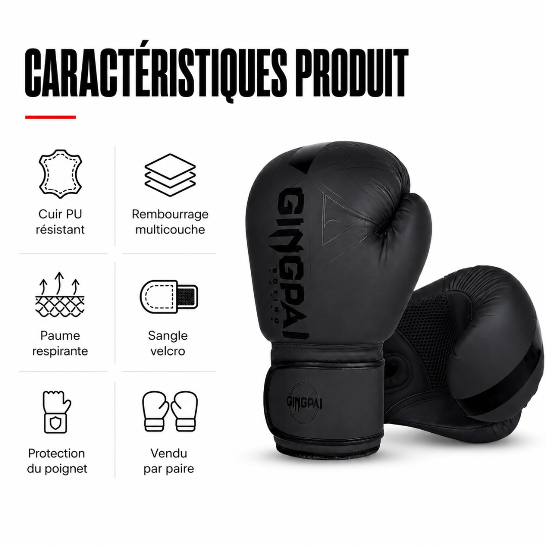 Gants de Boxe Mousse Haute Densité MaisonDuBoxeur