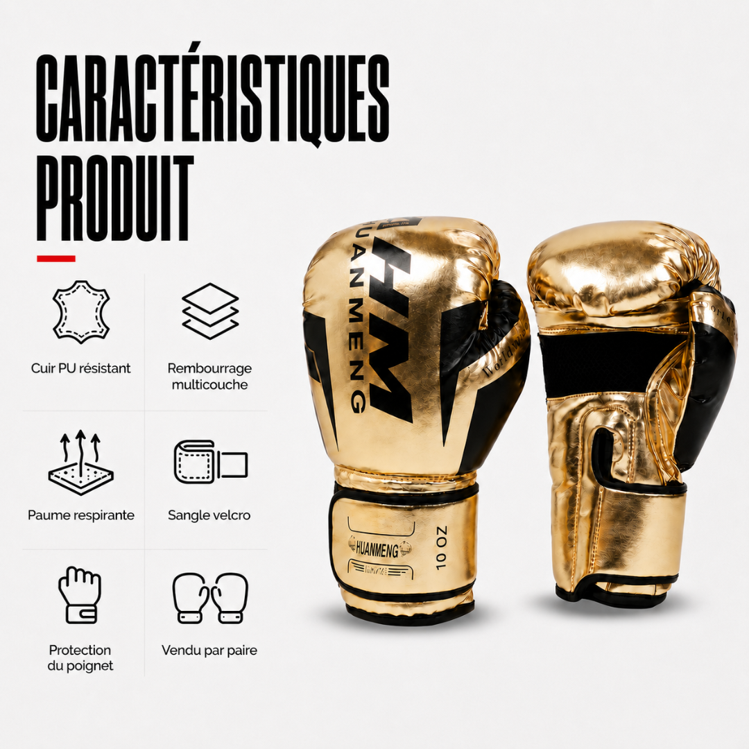 Gants de Boxe Gel Amortissant MaisonDuBoxeur
