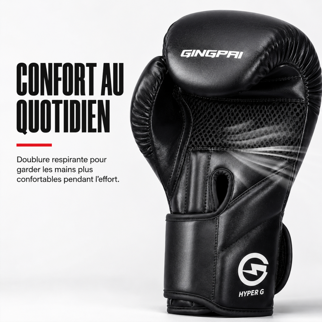 Gants de Boxe Entraînement Cuir PU MaisonDuBoxeur
