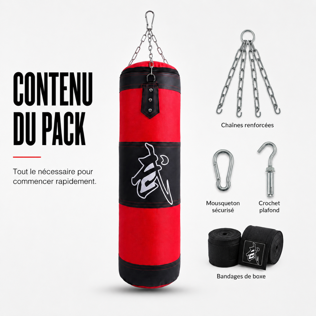 Sac de Frappe Toile Renforcée MaisonDuBoxeur