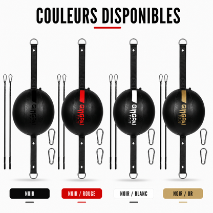 Balle de Vitesse Ronde Fixation Double MaisonDuBoxeur