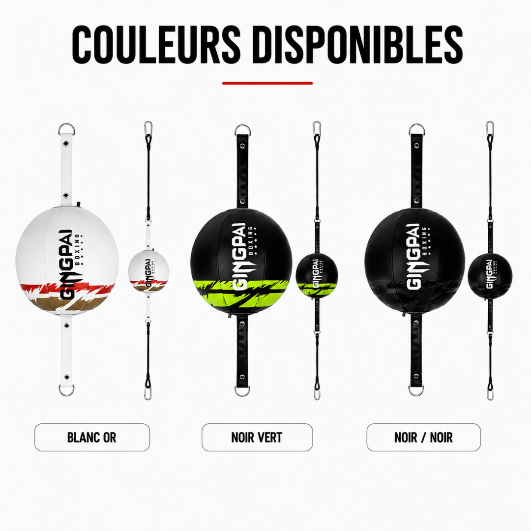 Ballon de Vitesse Rond – Double Élastique MaisonDuBoxeur