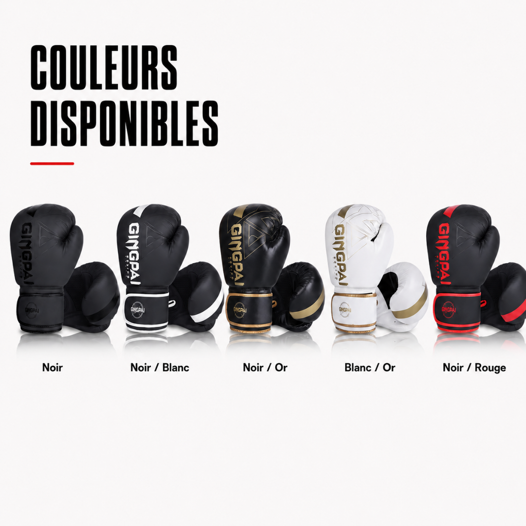 Gants de Boxe Mousse Haute Densité MaisonDuBoxeur