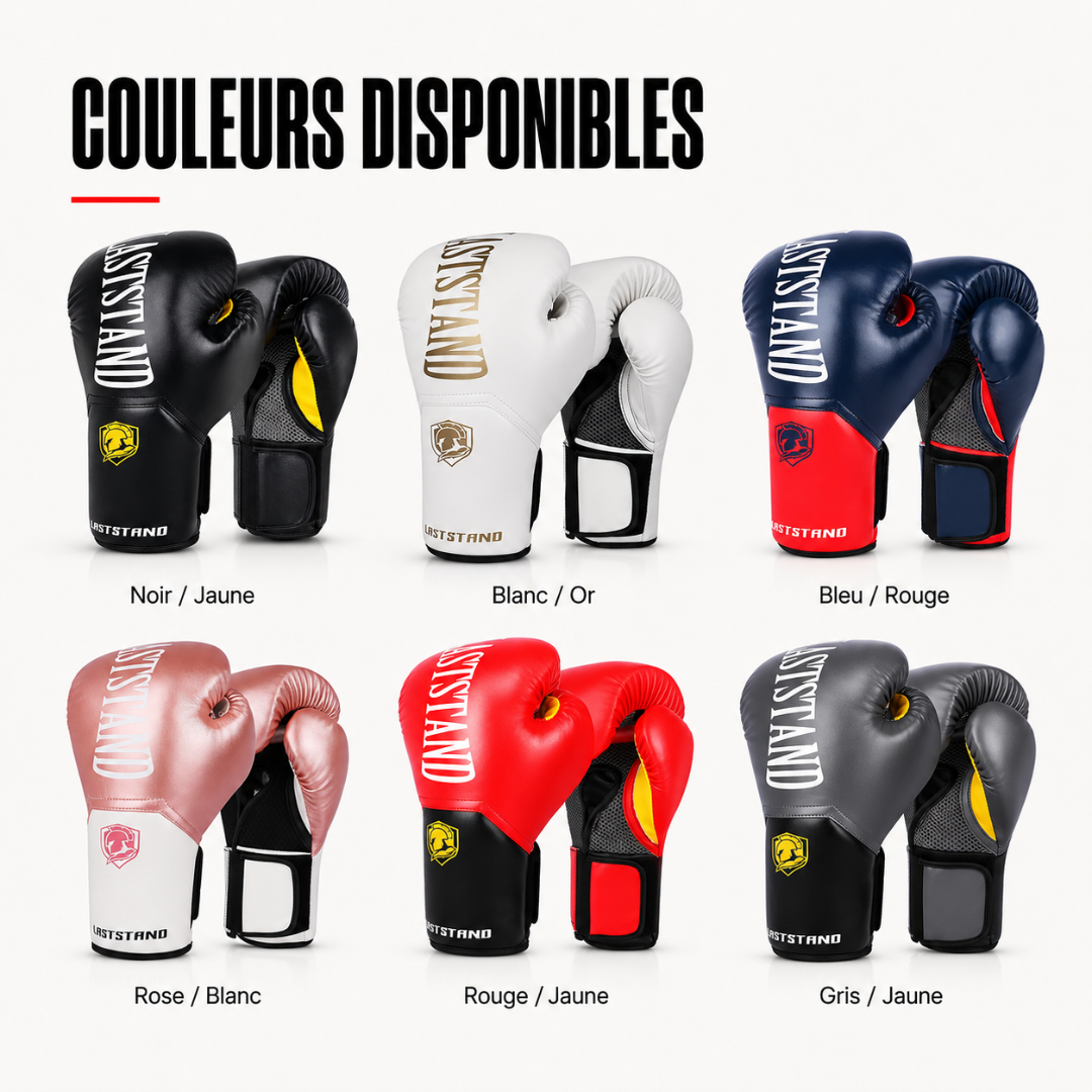 Gants de Boxe Respirants Cuir PU MaisonDuBoxeur