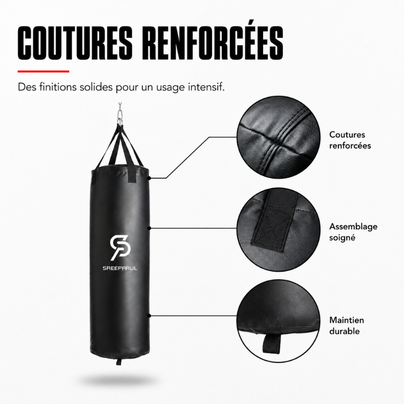 Sac de Frappe Cuir Synthétique MaisonDuBoxeur