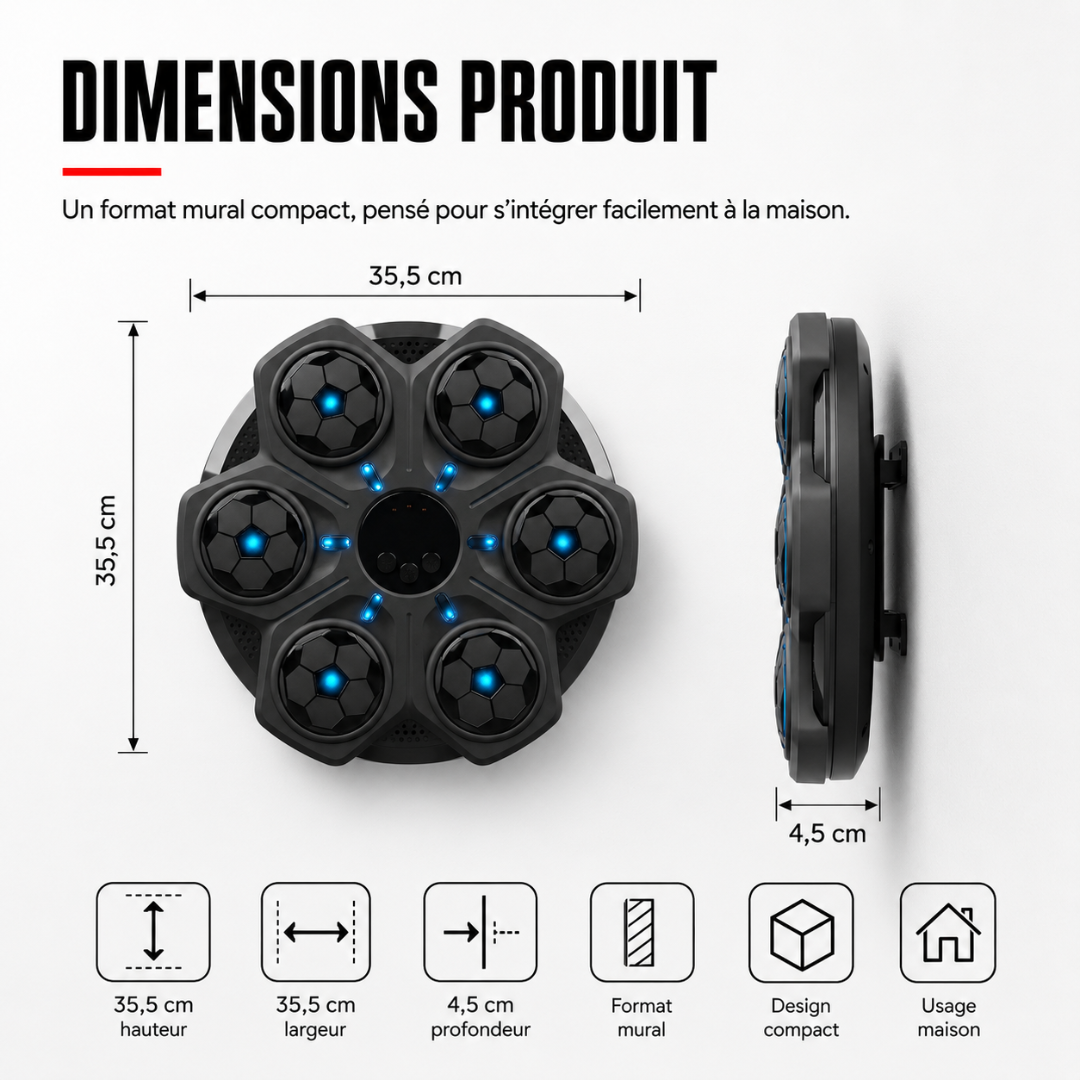 Machine de Boxe Design Ballon MaisonDuBoxeur