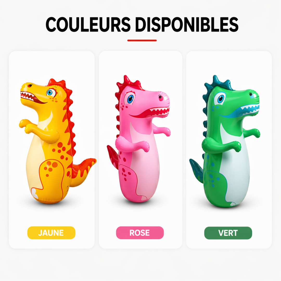 Punching Ball Gonflable Dinosaure MaisonDuBoxeur