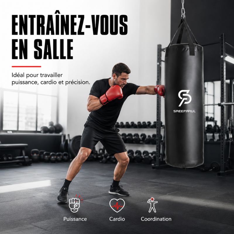 Sac de Frappe Cuir Synthétique MaisonDuBoxeur