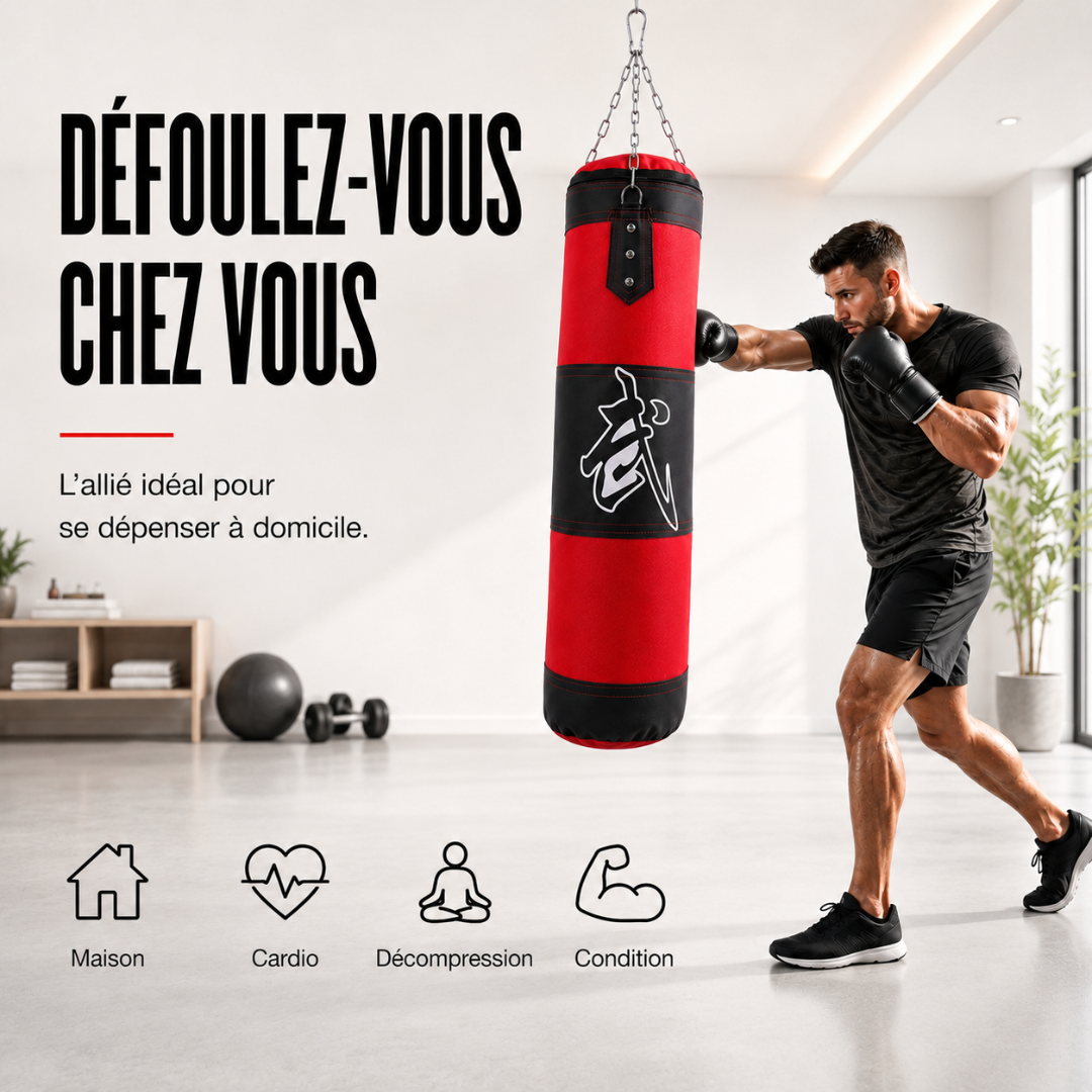 Sac de Frappe Toile Renforcée MaisonDuBoxeur