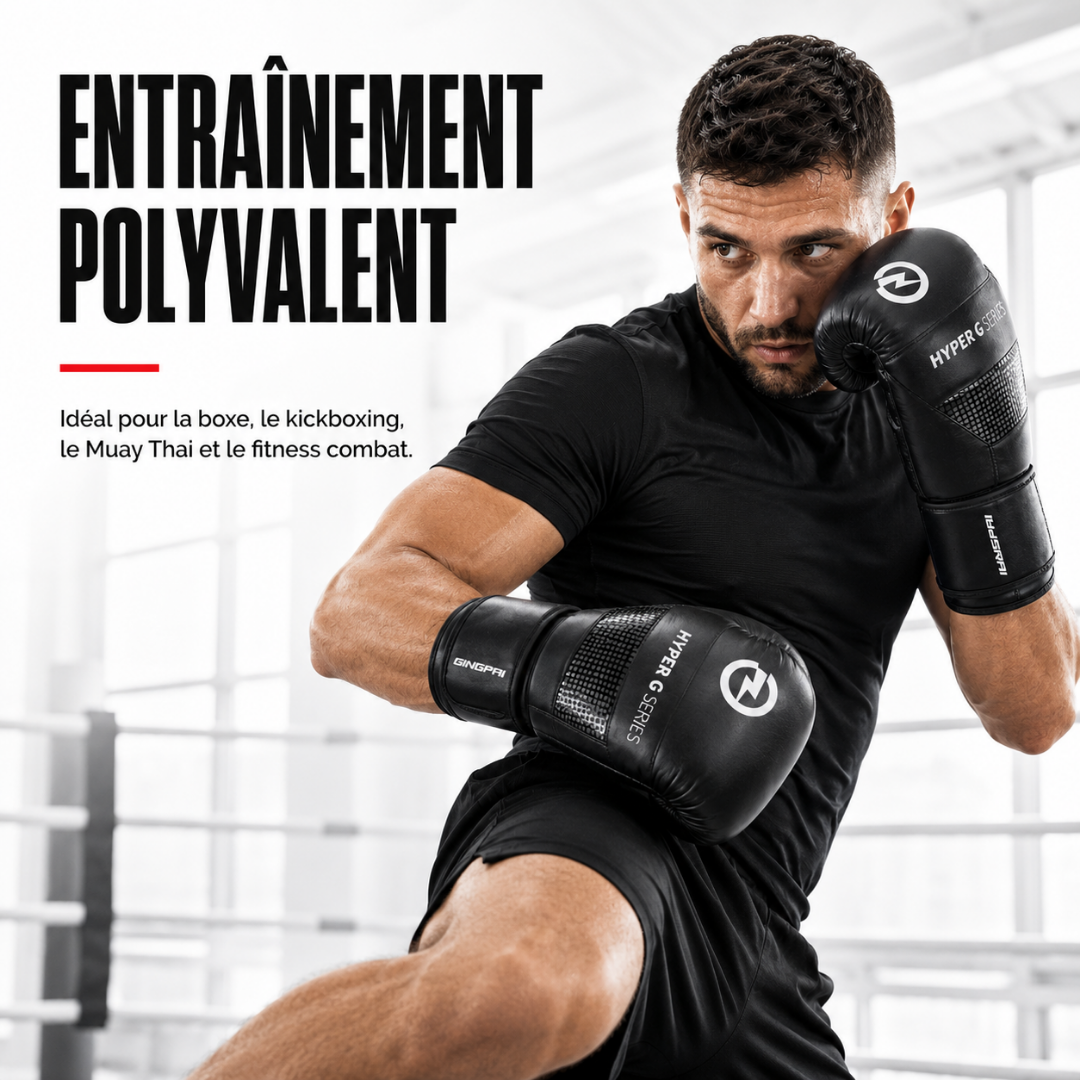 Gants de Boxe Entraînement Cuir PU MaisonDuBoxeur