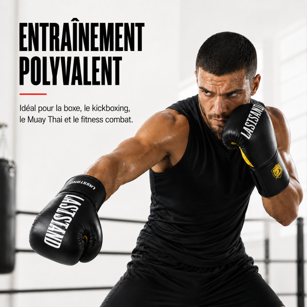 Gants de Boxe Respirants Cuir PU MaisonDuBoxeur