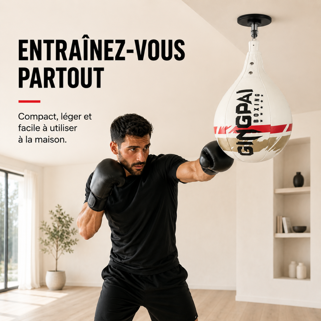 Poire de Vitesse Cuir PU 350g MaisonDuBoxeur