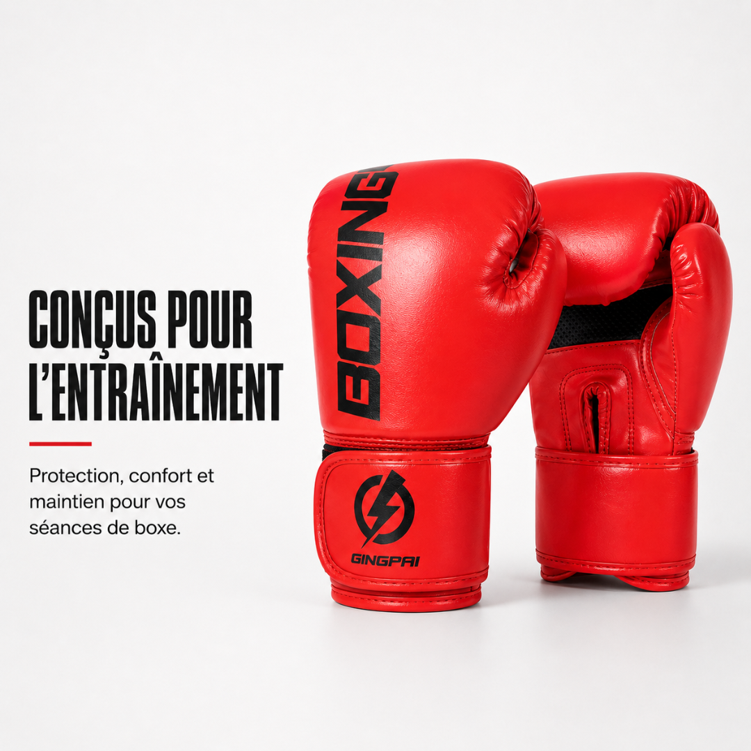 Gants de Boxe Cuir PU Premium MaisonDuBoxeur