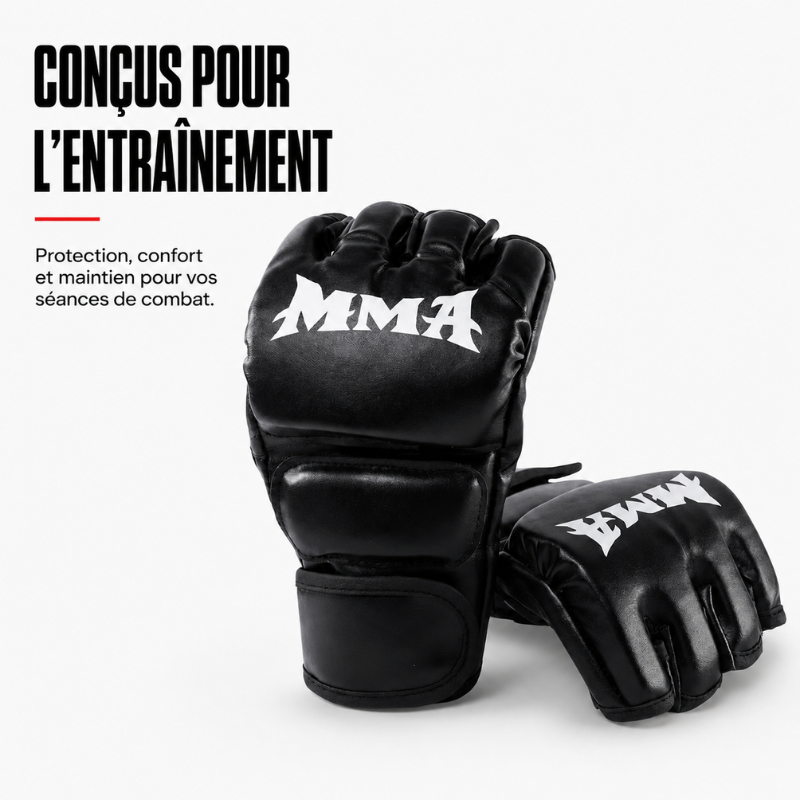 Gants MMA Légers – Cuir PU Boxe MaisonDuBoxeur