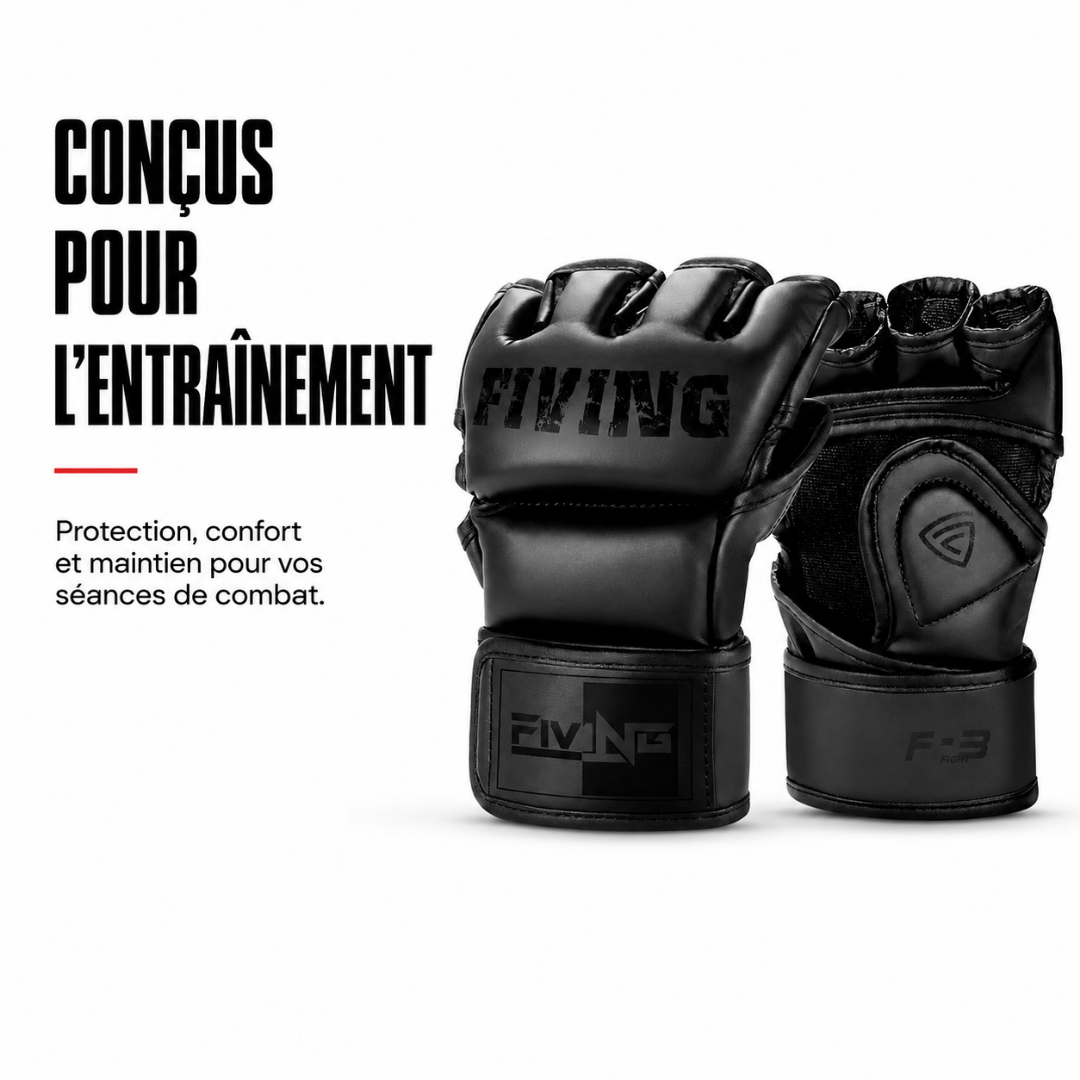 Gants MMA Demi-Doigts Mousse EVA MaisonDuBoxeur