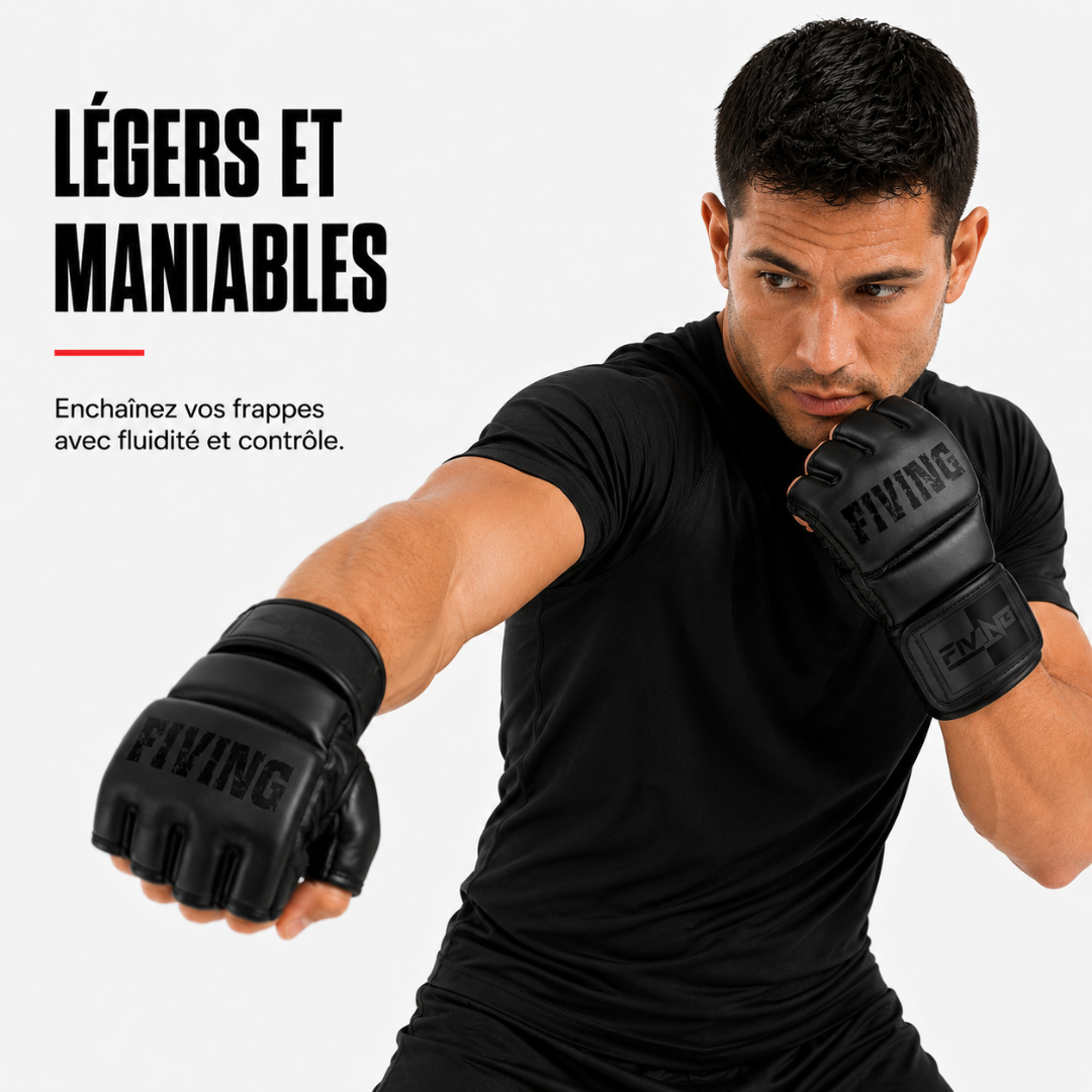 Gants MMA Demi-Doigts Mousse EVA MaisonDuBoxeur