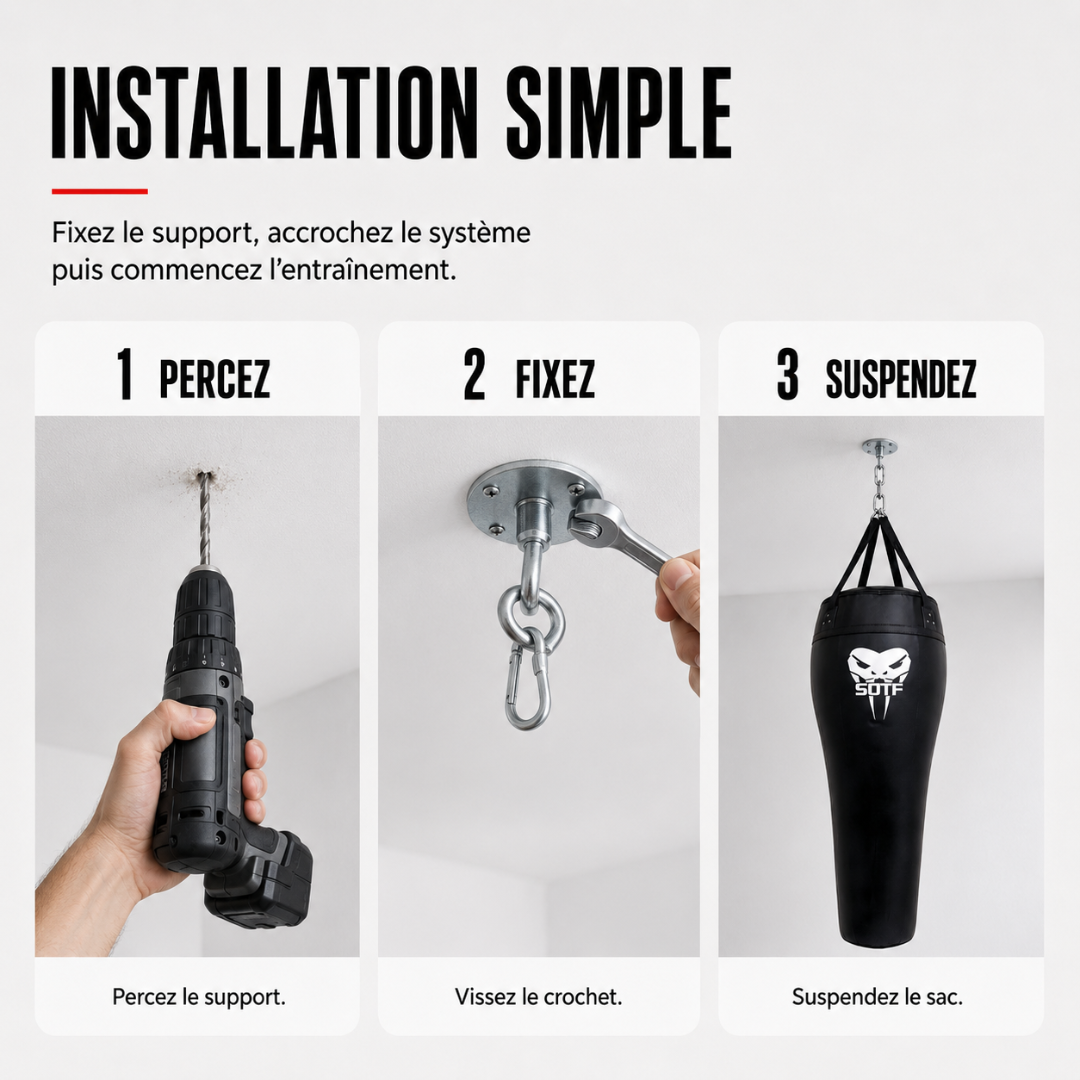 Sac de Frappe Muay Thai Forme Corps MaisonDuBoxeur