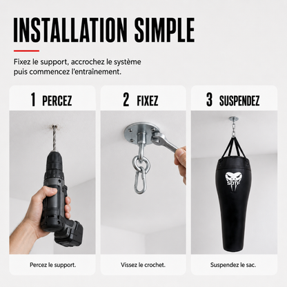 Sac de Frappe Muay Thai Forme Corps MaisonDuBoxeur