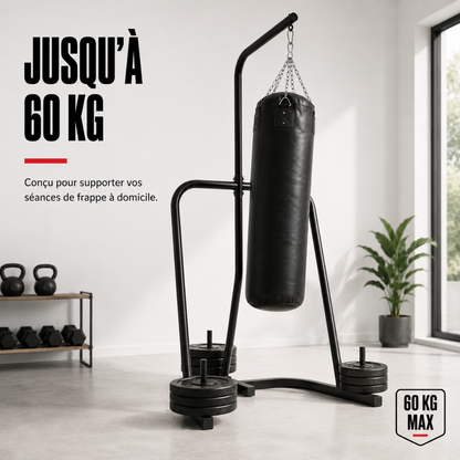 Support sur Pied Sac de Frappe Acier MaisonDuBoxeur