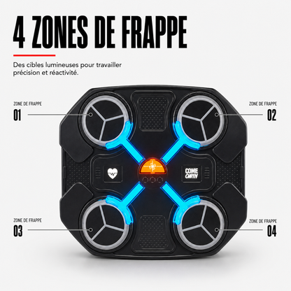 Machine de Boxe 4 Cibles LED MaisonDuBoxeur