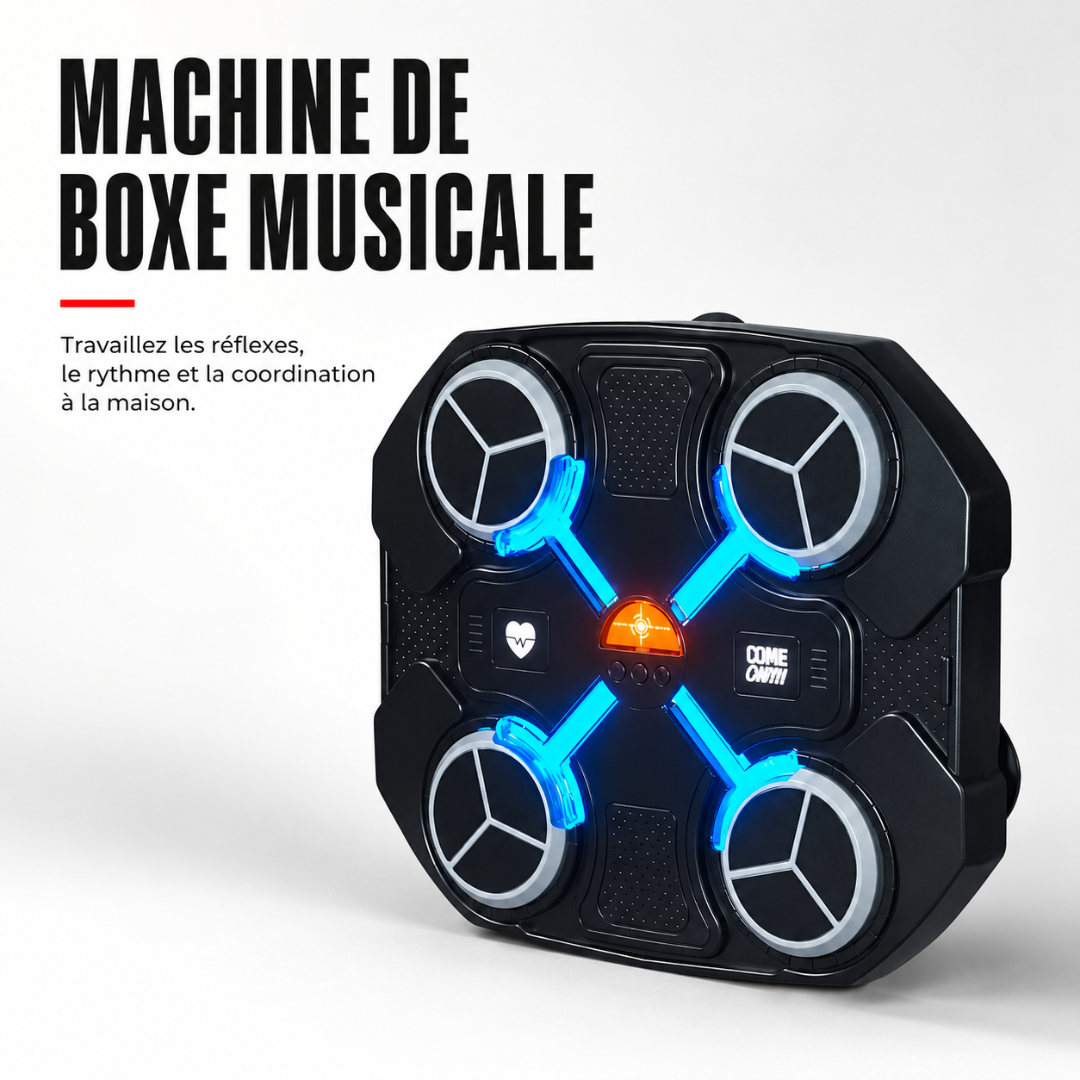 Machine de Boxe 4 Cibles LED MaisonDuBoxeur