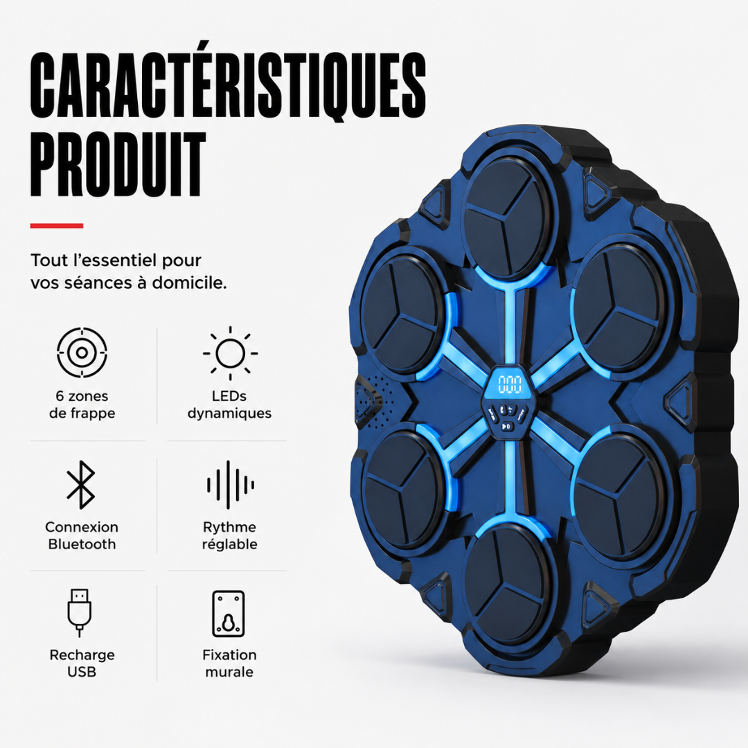 Machine de Boxe Ronde 4/6 Cibles MaisonDuBoxeur