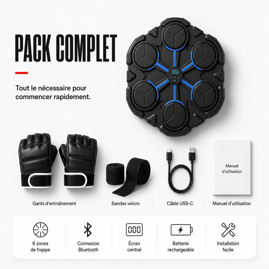 Machine de Boxe Ronde 4/6 Cibles MaisonDuBoxeur
