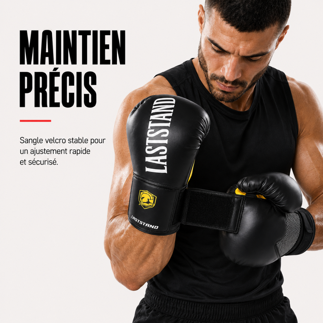 Gants de Boxe Respirants Cuir PU MaisonDuBoxeur