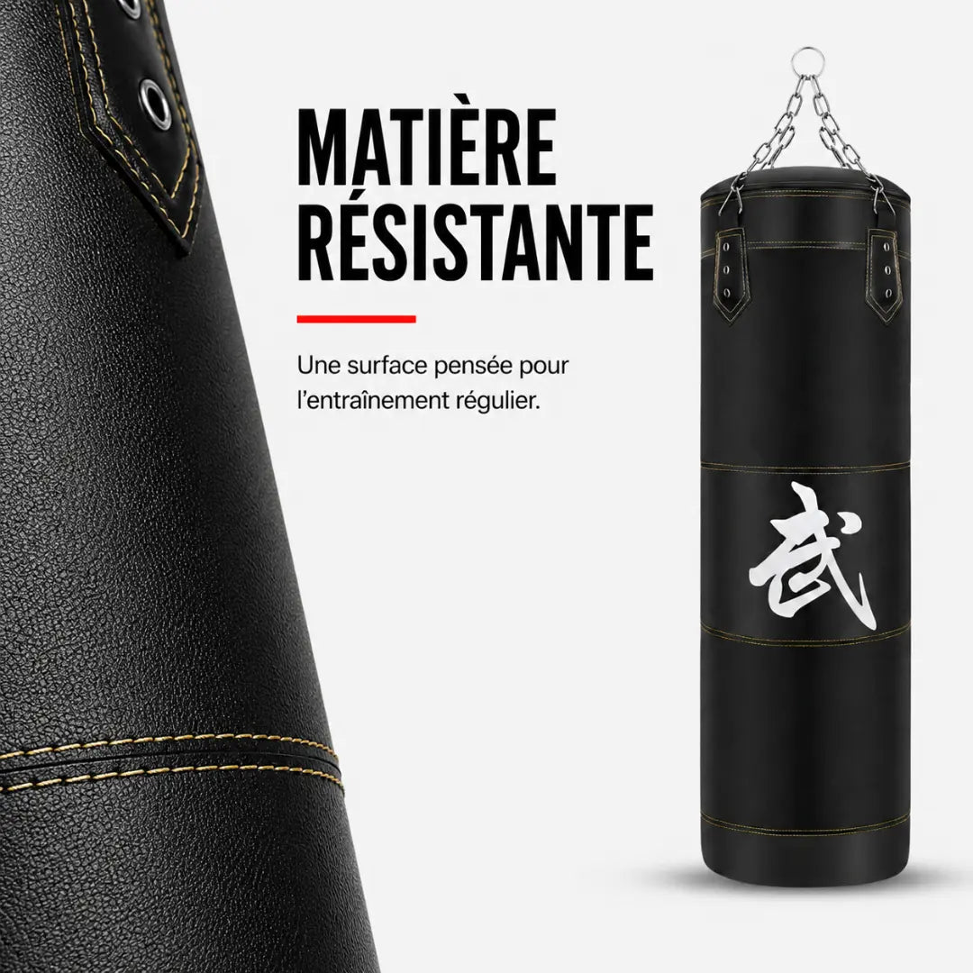 Sac de Frappe Cuir PU 100 cm MaisonDuBoxeur