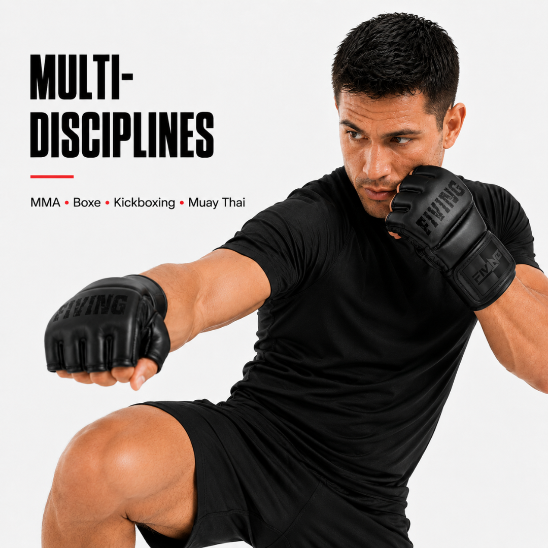 Gants MMA Demi-Doigts Mousse EVA MaisonDuBoxeur